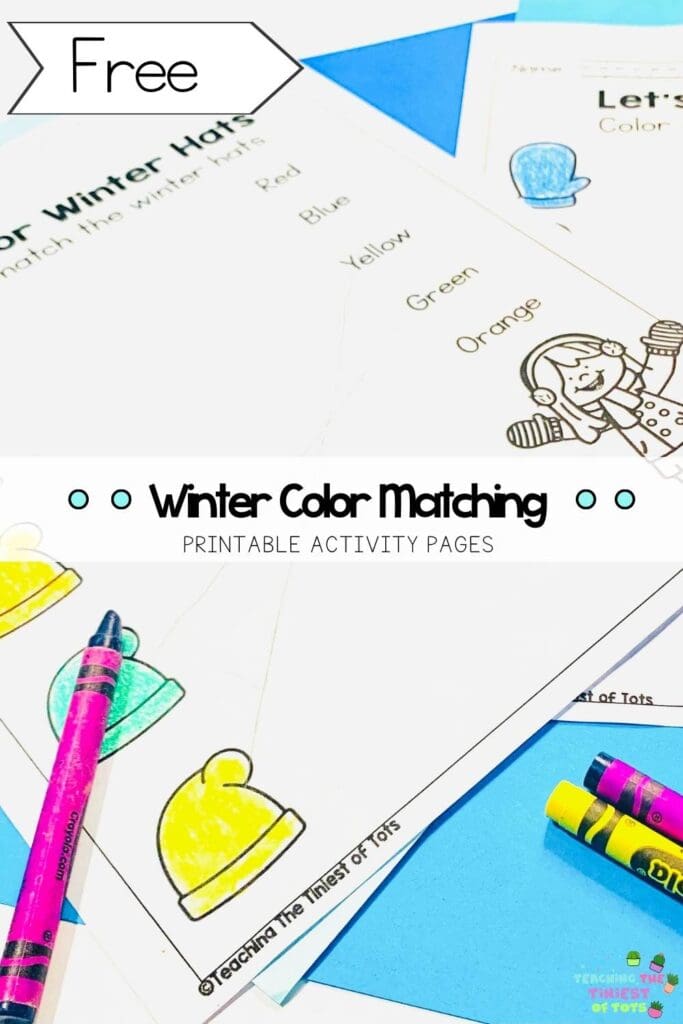 Winter Preschool Activities Free Winter Preschool Printables: Pinterest pin 