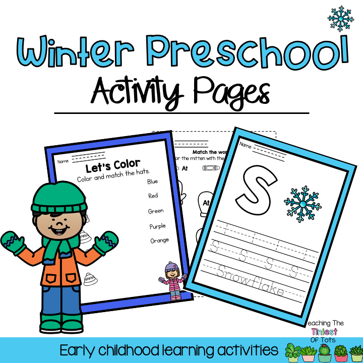 Preschool Activities Preschool Activity Bundle  