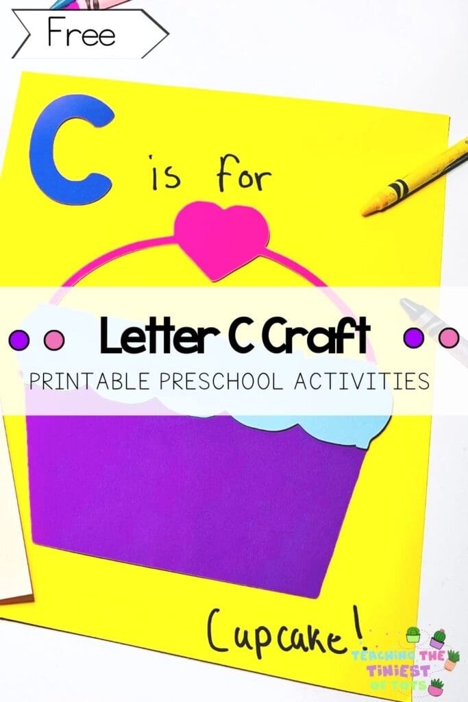 Image of free letter c crafts for preschoolers letter c is for cupcake craft easy crafts for kids.