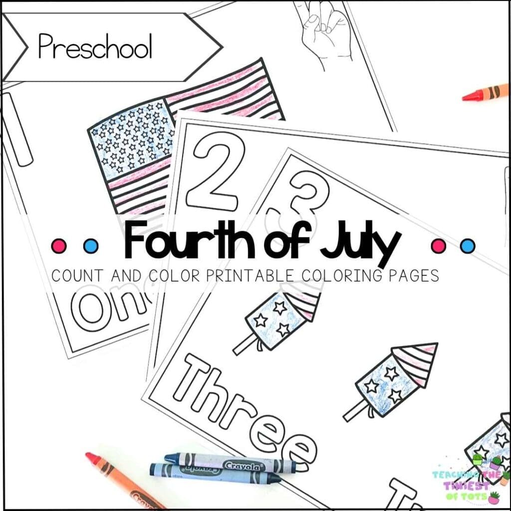 4th of July Coloring Pages: Counting 1-10 - Fun and Educational Independence Day Activity
