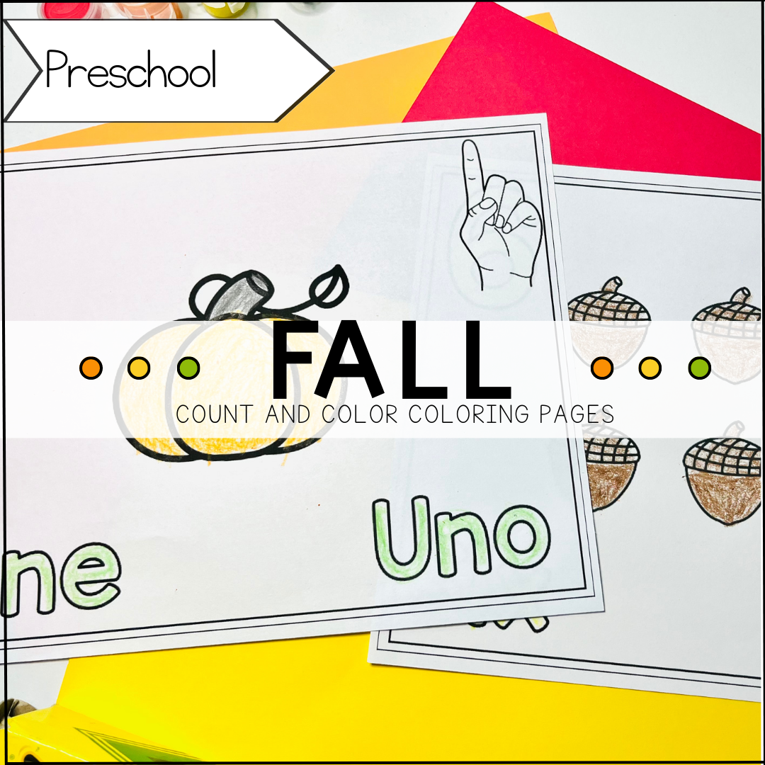 Fall Leaves Coloring Pages for Preschoolers Fall activities for preschool kids