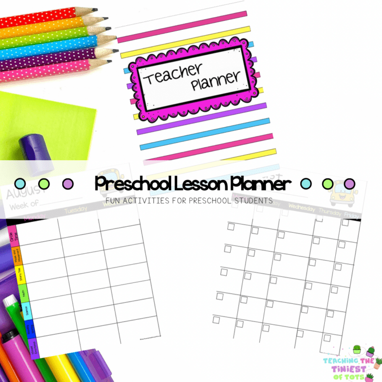 Free Preschool Lesson Planner Free Teacher Lesson Planner