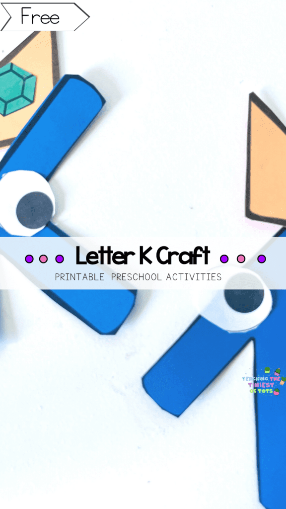 Free alphabet letter crafts Letter K Craft Preschool